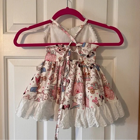 Flamingo Baby Boutique “Magical Charms” Ruffle Magic Dress Size 2T - Picture 3 of 7